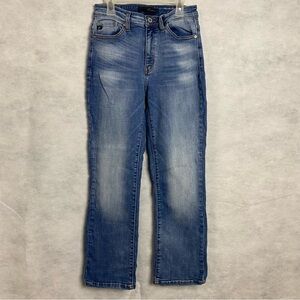 KanCan Womens Estilo Jeans Sz 7/27 Medium Wash Denim Straight Mid Rise